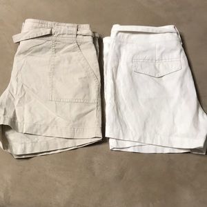 New York & Company linen/cotton shorts size 4